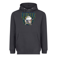 Smoke motorcycle police law enforcement Heavyweight Hoodie - linhVisuals