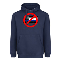 Navy anti police state tee Heavyweight Hoodie - linhVisuals