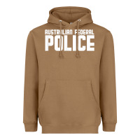 Toasted Coconut australian federal police Heavyweight Hoodie - linhVisuals