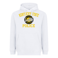 White kentucky state police Heavyweight Hoodie - linhVisuals
