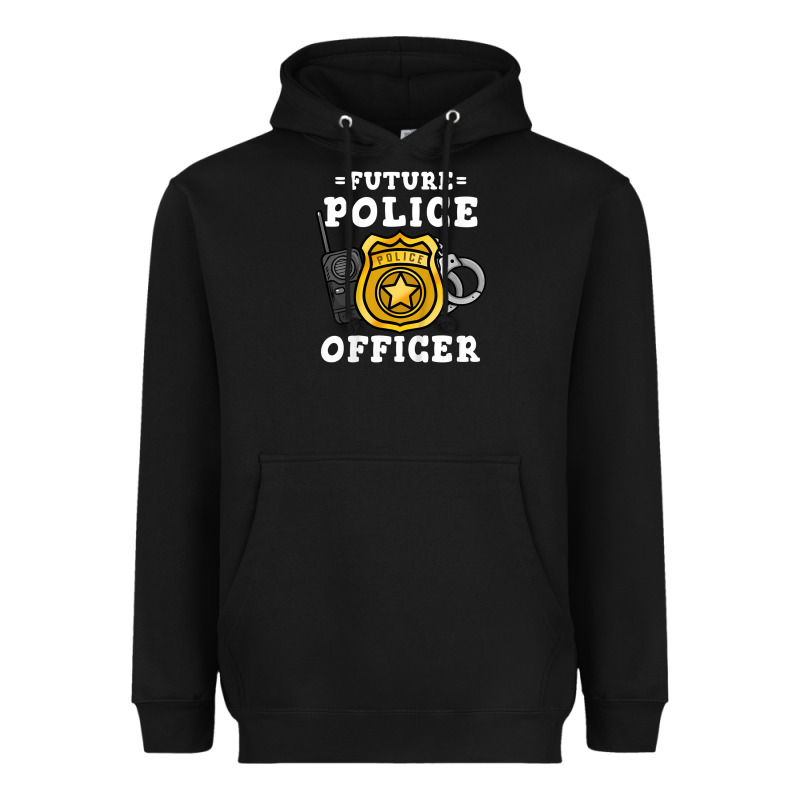Kids Future Police Officer Policeman Heavyweight Hoodie by linhVisuals | Teevron