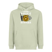 Matcha kids future police officer policeman Heavyweight Hoodie - linhVisuals