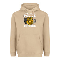 Mushroom kids future police officer policeman Heavyweight Hoodie - linhVisuals