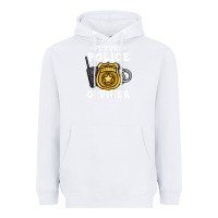 White kids future police officer policeman Heavyweight Hoodie - linhVisuals