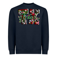 Navy texas tx christmas Heavyweight Sweatshirt - AdoDesignShop