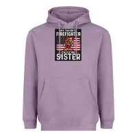 Lavender my favorite firefighter calls me sister. Heavyweight Hoodie - linhVisuals