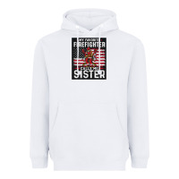 White my favorite firefighter calls me sister. Heavyweight Hoodie - linhVisuals