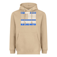 Mushroom blue lives matter for police officer Heavyweight Hoodie - linhVisuals