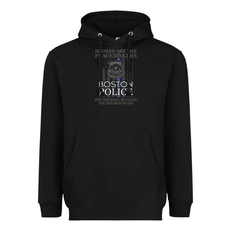 Boston Police Shirt Saint Michael Police Officer Prayer Heavyweight Hoodie by linhVisuals | Teevron