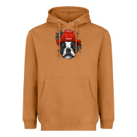Meerkat boston terrier firefighter boston terrier dog lover premium Heavyweight Hoodie - linhVisuals