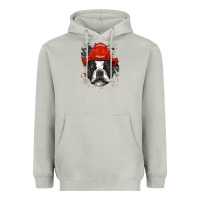 Moon Dust boston terrier firefighter boston terrier dog lover premium Heavyweight Hoodie - linhVisuals