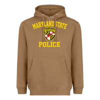Toasted Coconut maryland state police Heavyweight Hoodie - linhVisuals