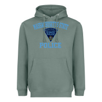 Sage massachusetts state police Heavyweight Hoodie - linhVisuals