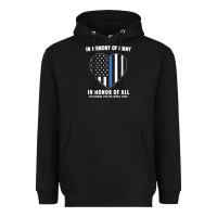 National Police Week Shirt In Memory And Honor Us Flag Heavyweight Hoodie | Teevron