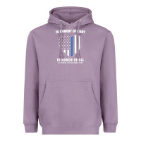 Lavender national police week shirt in memory and honor us flag Heavyweight Hoodie - linhVisuals