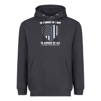 Smoke national police week shirt in memory and honor us flag Heavyweight Hoodie - linhVisuals