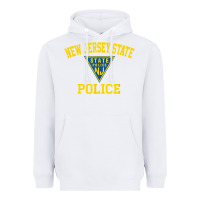White new jersey state police Heavyweight Hoodie - linhVisuals