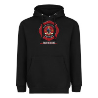 Black new orleans firefighter shirt firefighter gifts louisiana Heavyweight Hoodie - linhVisuals