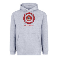 Heather Grey new orleans firefighter shirt firefighter gifts louisiana Heavyweight Hoodie - linhVisuals