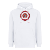 White new orleans firefighter shirt firefighter gifts louisiana Heavyweight Hoodie - linhVisuals