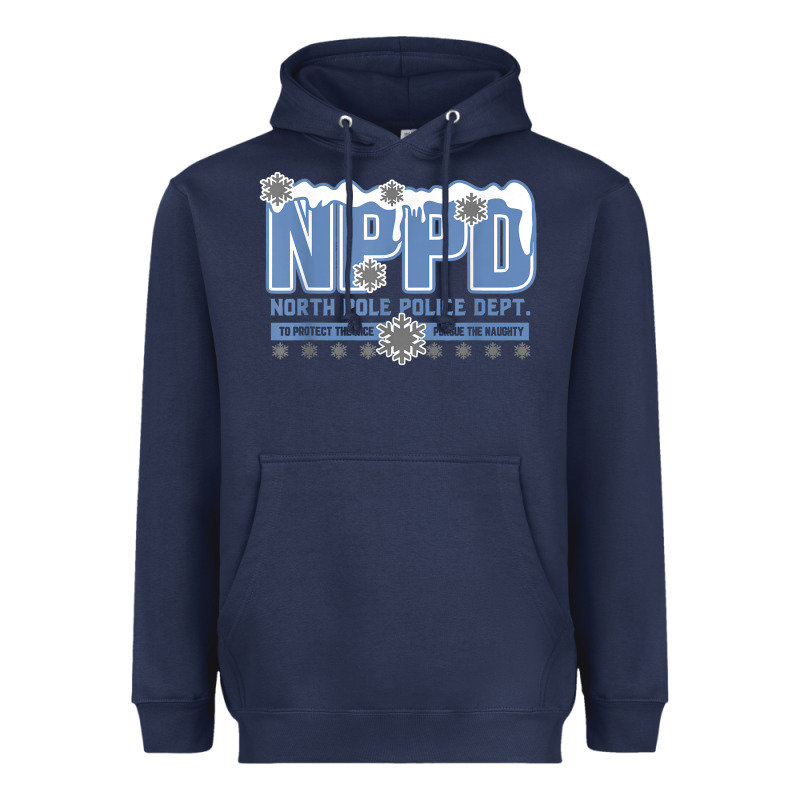 North Pole Police Department Heavyweight Hoodie by linhVisuals | Teevron