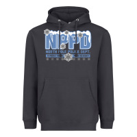 Smoke north pole police department Heavyweight Hoodie - linhVisuals