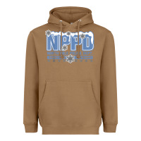Toasted Coconut north pole police department Heavyweight Hoodie - linhVisuals