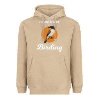 Mushroom birding birdwatching eastern phoebe Heavyweight Hoodie - linhVisuals