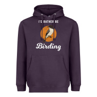 Plum birding birdwatching eastern phoebe Heavyweight Hoodie - linhVisuals