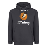 Smoke birding birdwatching eastern phoebe Heavyweight Hoodie - linhVisuals