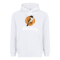 White birding birdwatching eastern phoebe Heavyweight Hoodie - linhVisuals