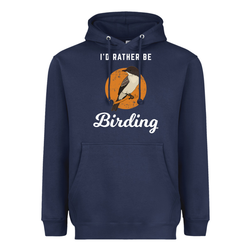 Birding Birdwatching Eastern Phoebe Heavyweight Hoodie by linhVisuals | Teevron