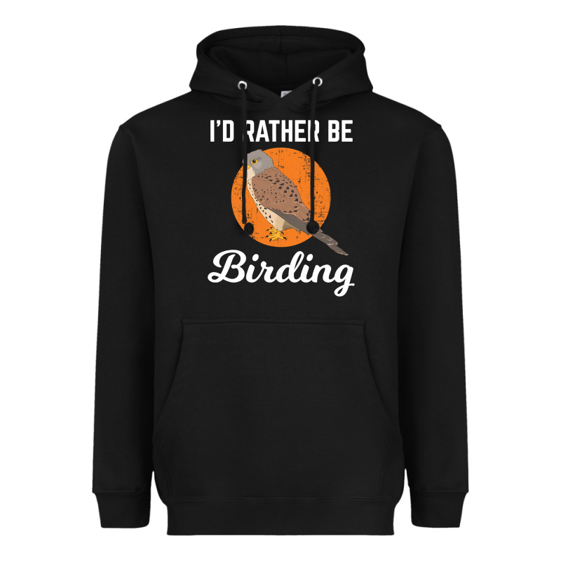 Birding Birdwatching Kestrel Bird Bird Heavyweight Hoodie by linhVisuals | Teevron