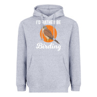 Heather Grey birding birdwatching kestrel bird bird Heavyweight Hoodie - linhVisuals