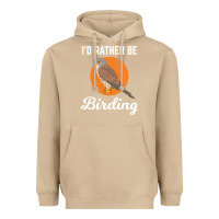 Mushroom birding birdwatching kestrel bird bird Heavyweight Hoodie - linhVisuals
