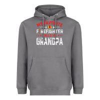 Storm mens father's day my favorite firefighter calls me grandpa premium Heavyweight Hoodie - linhVisuals