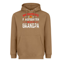 Toasted Coconut mens father's day my favorite firefighter calls me grandpa premium Heavyweight Hoodie - linhVisuals