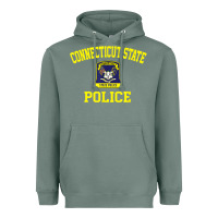 Sage connecticut state police Heavyweight Hoodie - linhVisuals