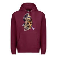 Burgundy Oscar Premium Hoodie - LillyAllenDesigns
