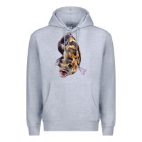 Heather Grey Oscar Premium Hoodie - LillyAllenDesigns