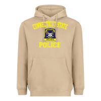 Mushroom connecticut state police Heavyweight Hoodie - linhVisuals