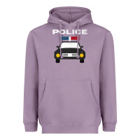 Lavender cool policeman law enforcement deputy kawaii police mobile premium Heavyweight Hoodie - linhVisuals