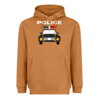 Meerkat cool policeman law enforcement deputy kawaii police mobile premium Heavyweight Hoodie - linhVisuals