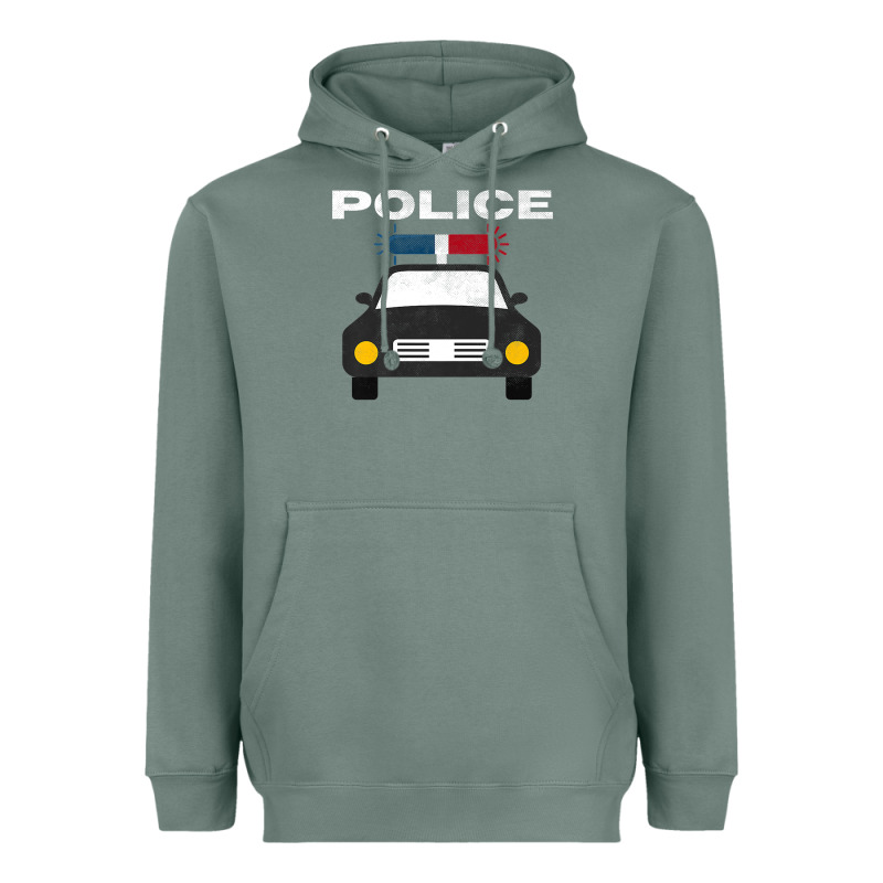 Cool Policeman Law Enforcement Deputy Kawaii Police Mobile Premium Heavyweight Hoodie by linhVisuals | Teevron