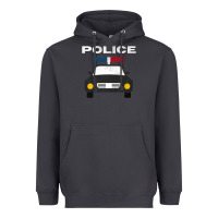 Smoke cool policeman law enforcement deputy kawaii police mobile premium Heavyweight Hoodie - linhVisuals