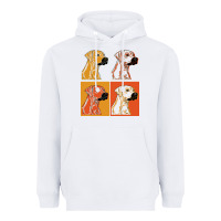 White rhodesian ridgeback t  shirt rhodesian ridgeback dog gift idea t  shir Heavyweight Hoodie - linhVisuals