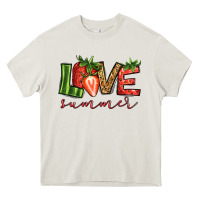 Cream love summer strawberry Heavy Core Tee - Jasminsmagicworld