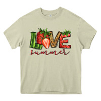 Mossy love summer strawberry Heavy Core Tee - Jasminsmagicworld