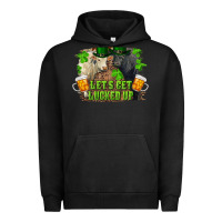 Pigment Black let's get lucked up charolais and black angus bull Urban Hoodie - RanaPortraitStore