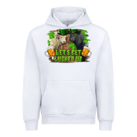 White let's get lucked up charolais and black angus bull Urban Hoodie - RanaPortraitStore